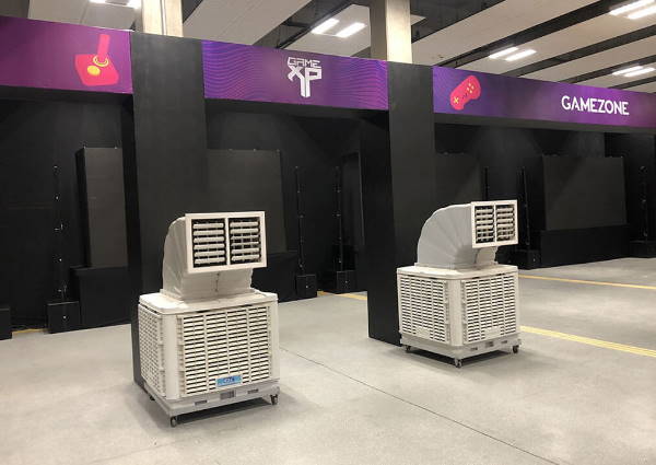 Aluguel e Venda de Ventiladores, Exaustores, Climatizadores e Coifas locacao climatizadores game xp 2019