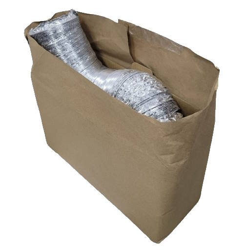 duto flexivel aluminizado embalado