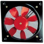 exaustor axial compacto helicoidal mural de parede