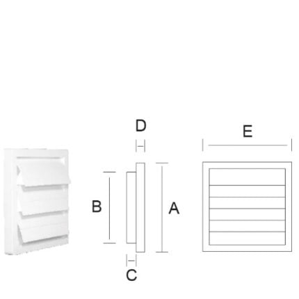grelha GVAF dimensoes