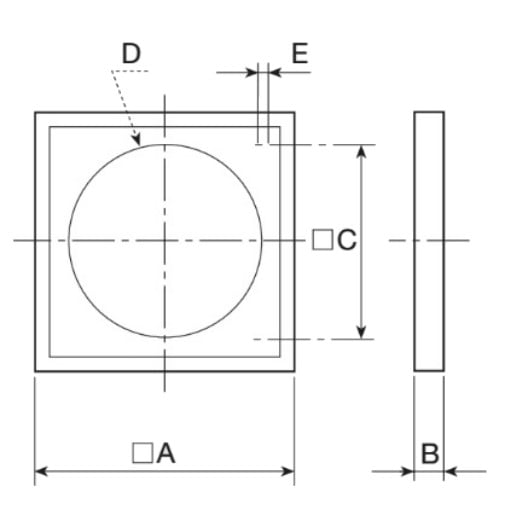 grelha PER dimensoes