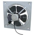 exaustor axial compacto helicoidal mural de parede HXM