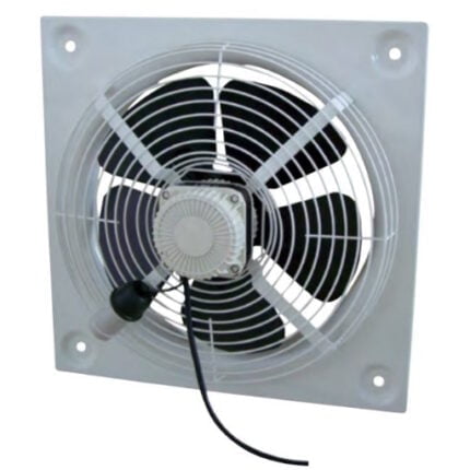 exaustor axial compacto helicoidal mural de parede HXM