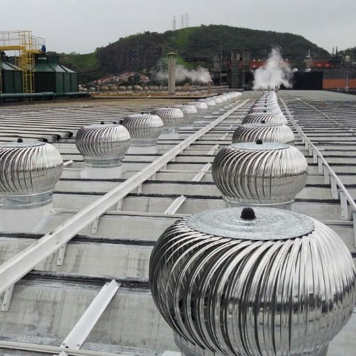 exaustores eolicos instalados cliente piraque rio de janeiro rj