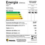 ventilador de parede 60cm ventisol selo procel inmetro a a a 127v