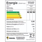 ventilador de parede goar 70 cm selo procel inmetro eficiencia a a a