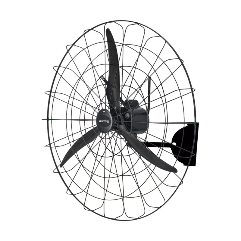 ventilador parede industrial fixo 1m 100cm ventisol grades metalicas preto